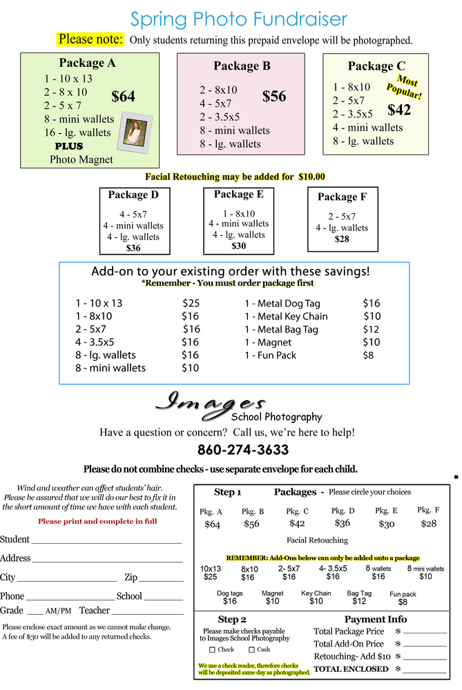 Spring Photo Fundraiser