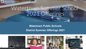 2021 Summer Learning Website