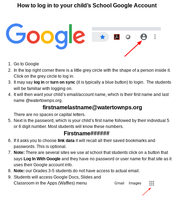 School Google Account login