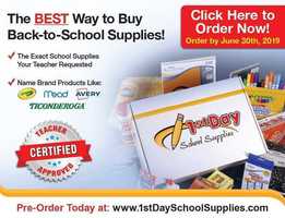 School Supplies - online ordering!