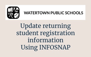 19-20 InfoSnap Returning Student Registration