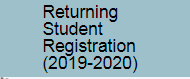 19-20 InfoSnap Returning Student Registration